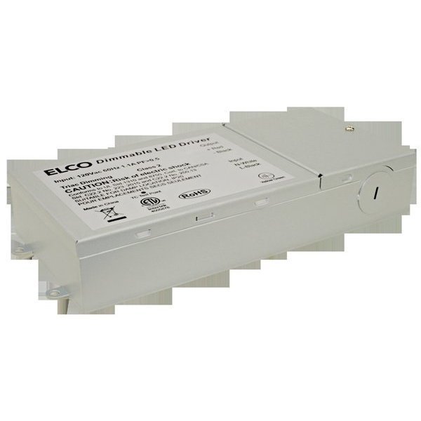 Elco Lighting Electronic Dimmable LED Driver (Large) DRVE12V48DW